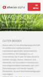 Mobile Screenshot of ab-alpha.de